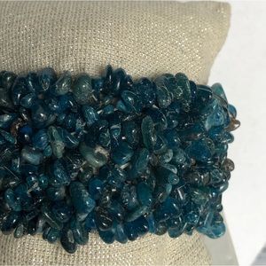 Himalayan Blue Kyanite Gemstones (511.00 cts) Carpet Bracelet